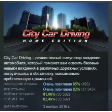 City Car Driving АВТОДОСТАВКА STEAM РОССИЯ