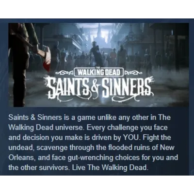 The Walking Dead: Saints &amp; Sinners Standard Edition АВТОДОСТАВКА STEAM GLOBAL МГН - irongamers.ru