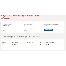 Актуальные проблемы уголовного права.Тест Синергия 2022