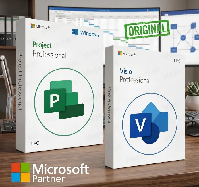 MS VISIO · PROJECT Партнер Microsoft · Чек ФЗ · Купить лицензионный ключ
