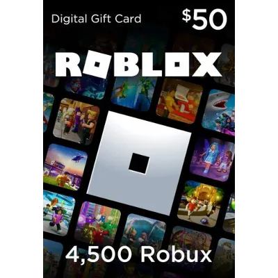 Roblox Gift Card 50 $ USD 4500 Робуксов Ключ США + - irongamers.ru