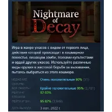 Nightmare of Decay АВТОДОСТАВКА STEAM GIFT РОССИЯ