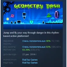 Geometry Dash АВТОДОСТАВКА STEAM РОССИЯ