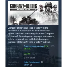 Company of Heroes: Tales of Valor АВТОДОСТАВКА STEAM РОССИЯ