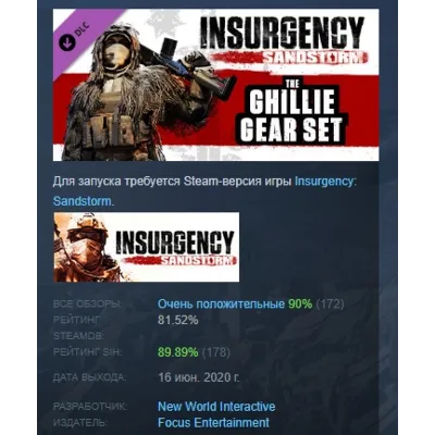 Insurgency: Sandstorm - Ghillie Set DLC STEAM GIFT