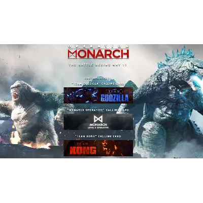 Call of Duty Warzone - Godzilla vs. Kong Calling Cards