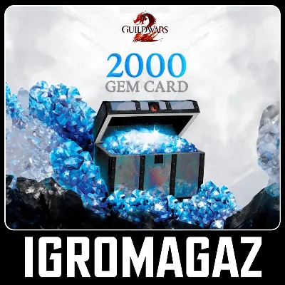 Guild Wars 2 2000 Gems Card Любой регион - irongamers.ru