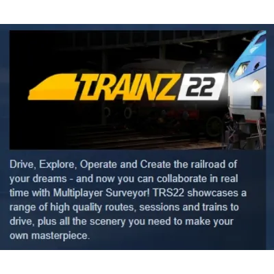 Trainz Railroad Simulator 2022 АВТОДОСТАВКА STEAM GLOBAL МГНОВЕННО ЛИЦЕНЗИЯ - irongamers.ru