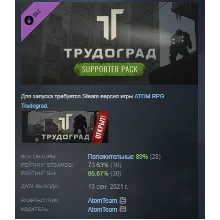 ATOM RPG Trudograd - Supporter Pack DLC АВТОДОСТАВКА STEAM РОССИЯ
