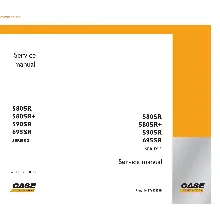 CASE 580/590/695 Service manual