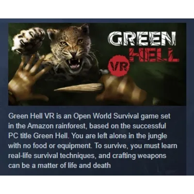 Green Hell VR АВТОДОСТАВКА STEAM GLOBAL МГНОВЕННО ЛИЦЕНЗИЯ - irongamers.ru