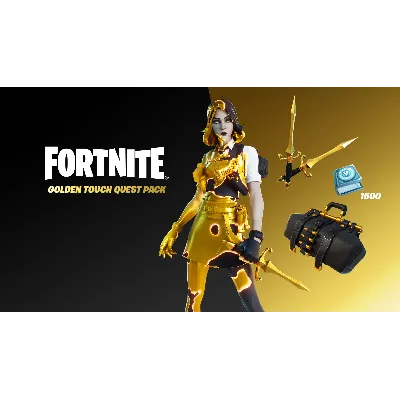 Fortnite Набор «Золотые руки» + 1500 В-баксов - irongamers.ru