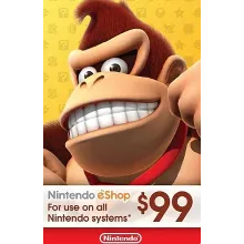🎁 КАРТА ОПЛАТЫ NINTENDO ESHOP — 99 USD [USA]