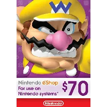 🎁 КАРТА ОПЛАТЫ NINTENDO ESHOP — 70 USD [USA]