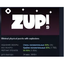 Zup! 9 АВТОДОСТАВКА STEAM РОССИЯ