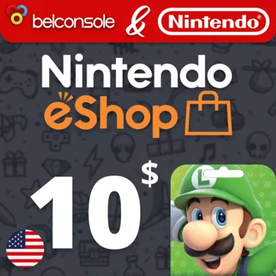 США Нинтендо 10-50$ Подарочная карта пополнения еШоп - irongamers.ru