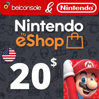 Карта Nintendo 20 Долларов США Официальный ключ - irongamers.ru