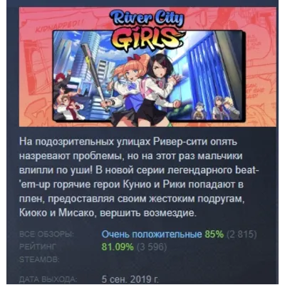 RIVER CITY GIRLS ZERO XBOX ONE/X|S КЛЮЧ - irongamers.ru