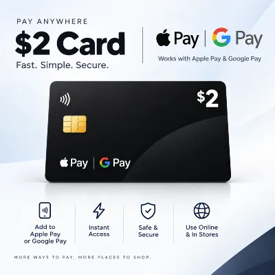✅Карта на 2 доллара США работает везде, поддерживает Apple Pay и Google Pay. - irongamers.ru