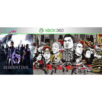 Resident Evil 6 / Sleeping Dogs | Xbox 360 | общий - irongamers.ru