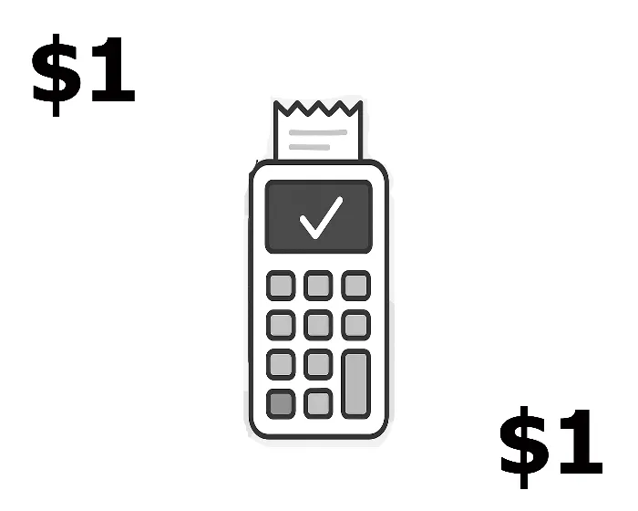 Карта США на $1 работает везде