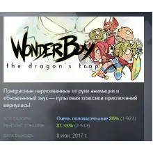 Wonder Boy: The Dragon's Trap АВТОДОСТАВКА STEAM GLOBAL МГНОВЕННО ЛИЦЕНЗИЯ