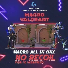 Valorant Macro No Recoil 10 в 1 | Мышь Logitech