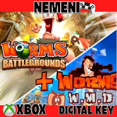 Worms Battlegrounds + Worms W.M.D Xbox One Series КЛЮЧ - irongamers.ru