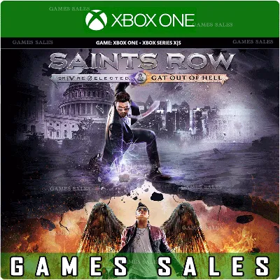 SAINTS ROW IV: RE-ELECTED GAT OUT OF HELL XBOX КЛЮЧ