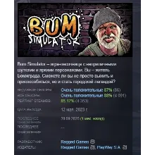Bum Simulator АВТОДОСТАВКА STEAM GLOBAL МГНОВЕННО ЛИЦЕНЗИЯ