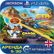Crash Bandicoot N. Sane+CTR Nitro (PS4/PS5) ENG | Аренда