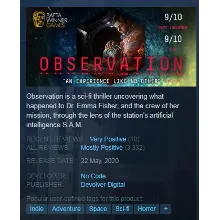Observation (Steam Key GLOBAL)