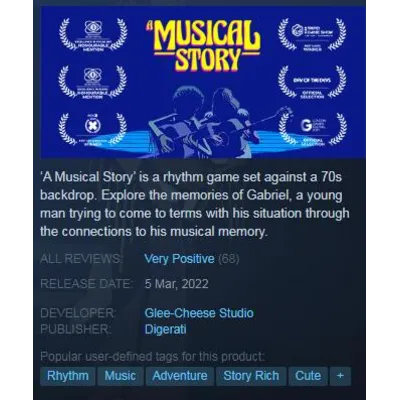 A Musical Story Digital Deluxe Version Steam Key GLOBAL - irongamers.ru