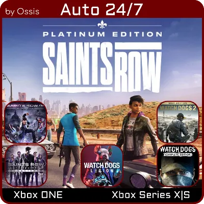 24/7 XBOX Saints Row The Third Remastered, Saints Row Platinum, Watch Dogs2 Gold, Sa - irongamers.ru