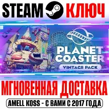 ⭐Planet Coaster Vintage Pack Steam Ключ РФ+Мир +Бонус