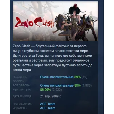Zeno Clash 2 | АВТОДОСТАВКА [Россия Steam Gift] - irongamers.ru