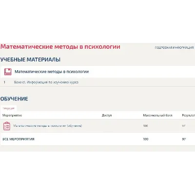 Математические методы в психологии Тест Синергия ответы - irongamers.ru