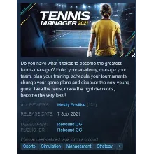 Tennis Manager 2021 (Steam Key GLOBAL)