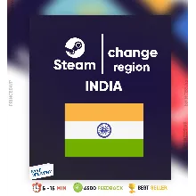 ✨  Steam Смена региона на Индию  ₹