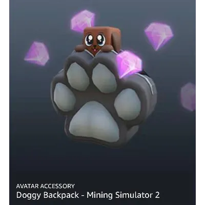 Roblox Doggy Backpack - Mining Simulator 2 Ключ - irongamers.ru