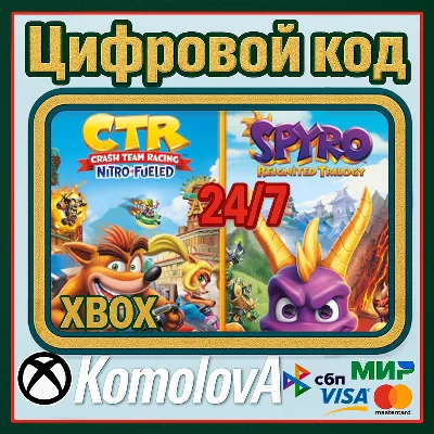 Crash Team Racing Nitro-Fueled + Spyro Game XBOX - irongamers.ru