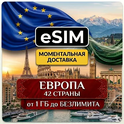 eSIM | Европа - 42 страны | AIRALO | Premium | есим - irongamers.ru