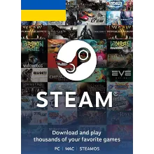 🔥 STEAM UKRAINE ⭐ DIGITAL GIFT CARDS [ 50 - 5000 UAH ]