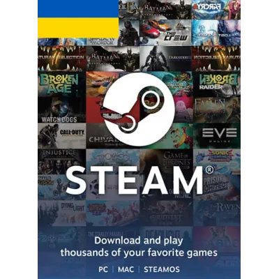 STEAM УКРАИНА ⭐ КАРТЫ ПОПОЛНЕНИЯ [ 50 - 5000 UAH ] - irongamers.ru
