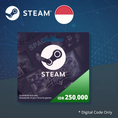 Steam Wallet 250000 IDR - Digital Gift Card - Indonesia - irongamers.ru