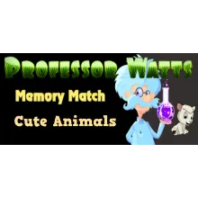 Professor Watts Memory Match Cute Animals STEAM KEY +