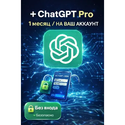ChatGPT Pro — без передачи данных | На ваш аккаунт по ссылке на оплату - irongamers.ru
