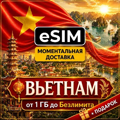eSIM | Вьетнам | Мобильный Интернет | Ханой Хошимин Дананг Нячанг | Premium есим - irongamers.ru