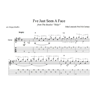 I've Just Seen A Face (The Beatles) для гитары - irongamers.ru