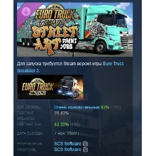 Euro Truck Simulator 2 - Street Art Paint Jobs Pack АВТОДОСТАВКА STEAM РОССИЯ